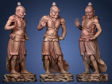 3D model Pair of Guardian Kings Nio2 GOLD (STL)